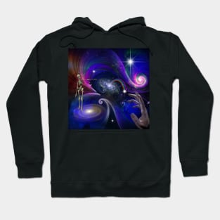 Skeletal Figures in Cosmos Hoodie